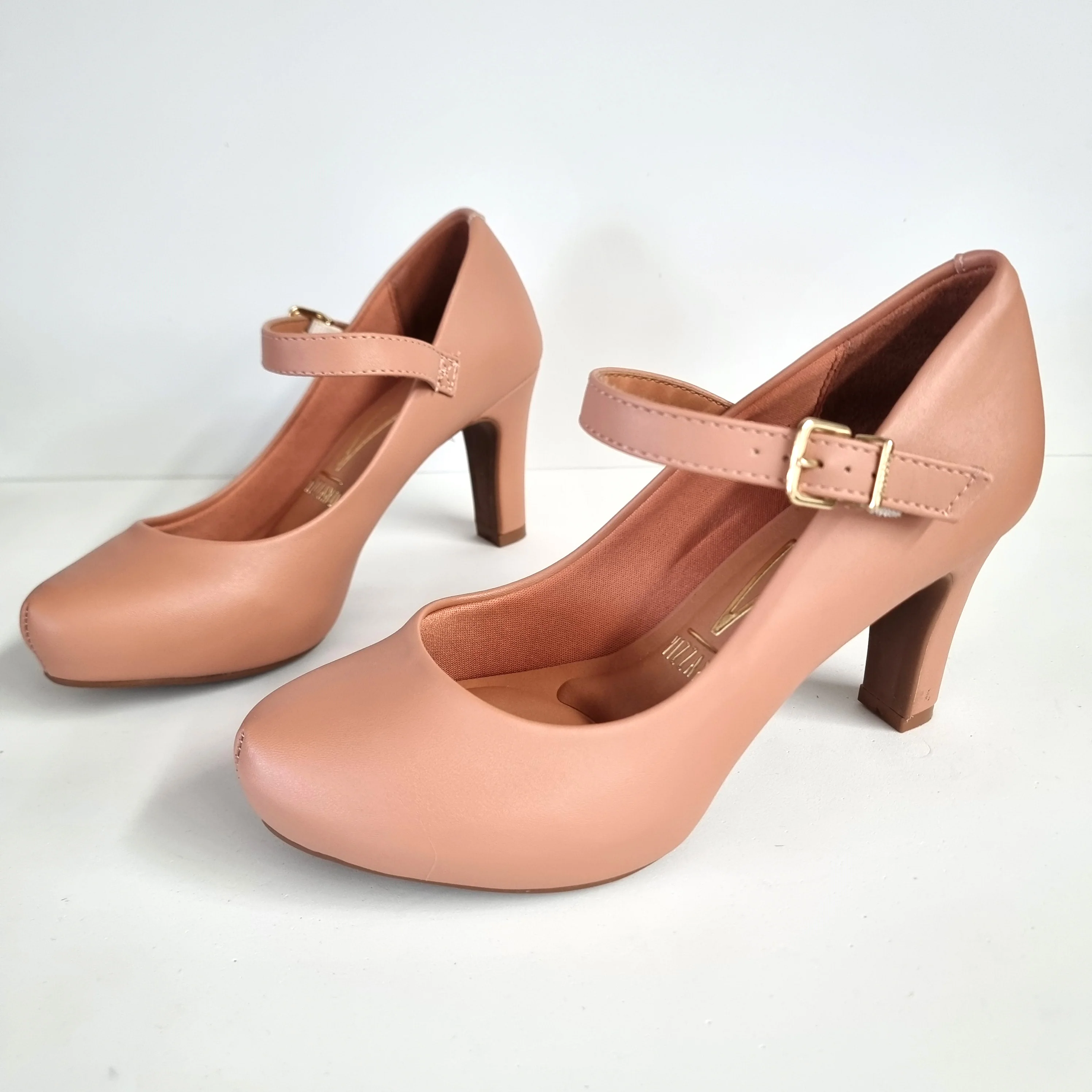 Vizzano 1840-318 Mary-Jane Pump in Nude Napa - Image 2