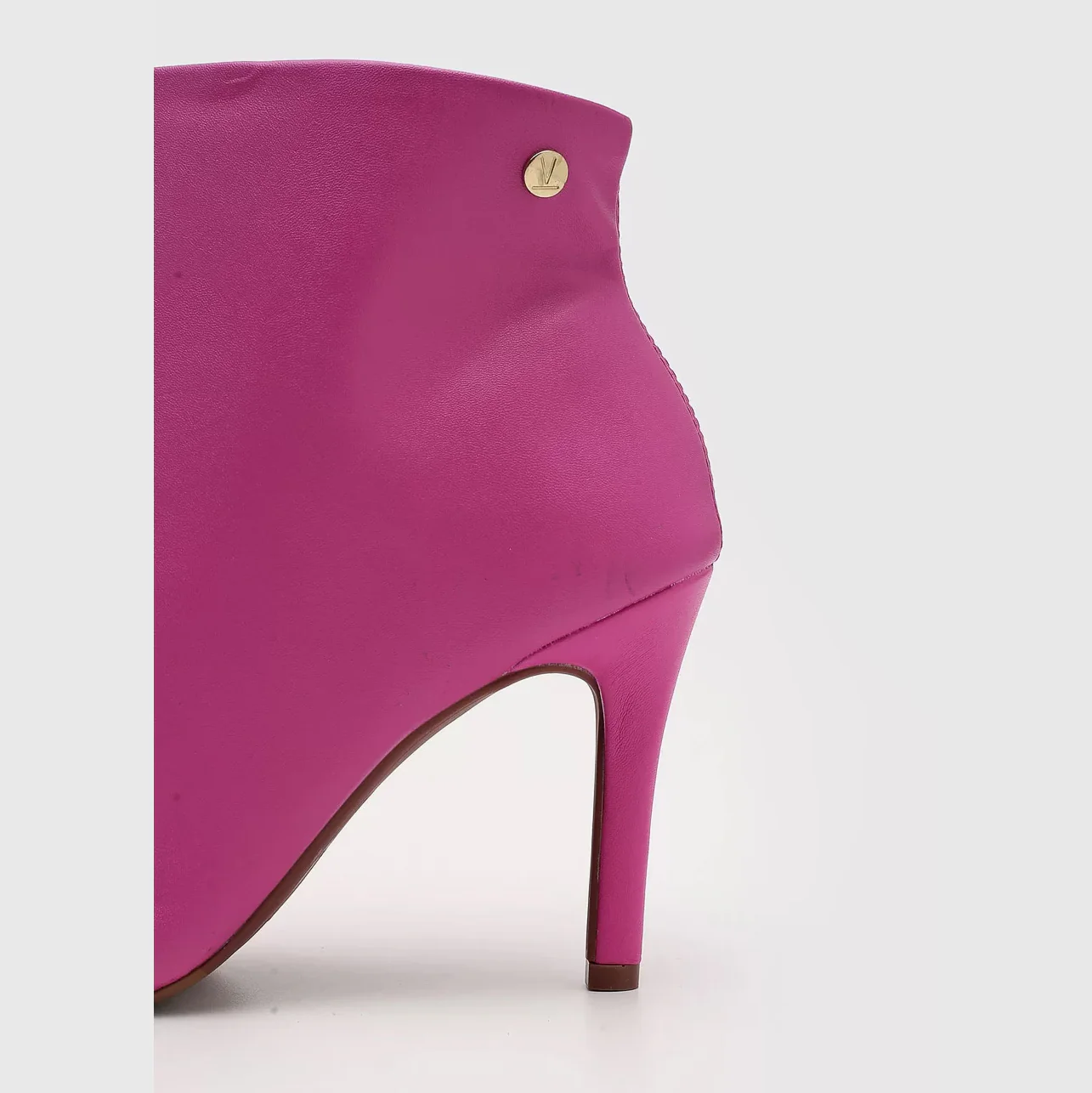 Vizzano 3049-225 Pointy Toe Stiletto Heel Ankle Boot in Pink Napa - Image 6