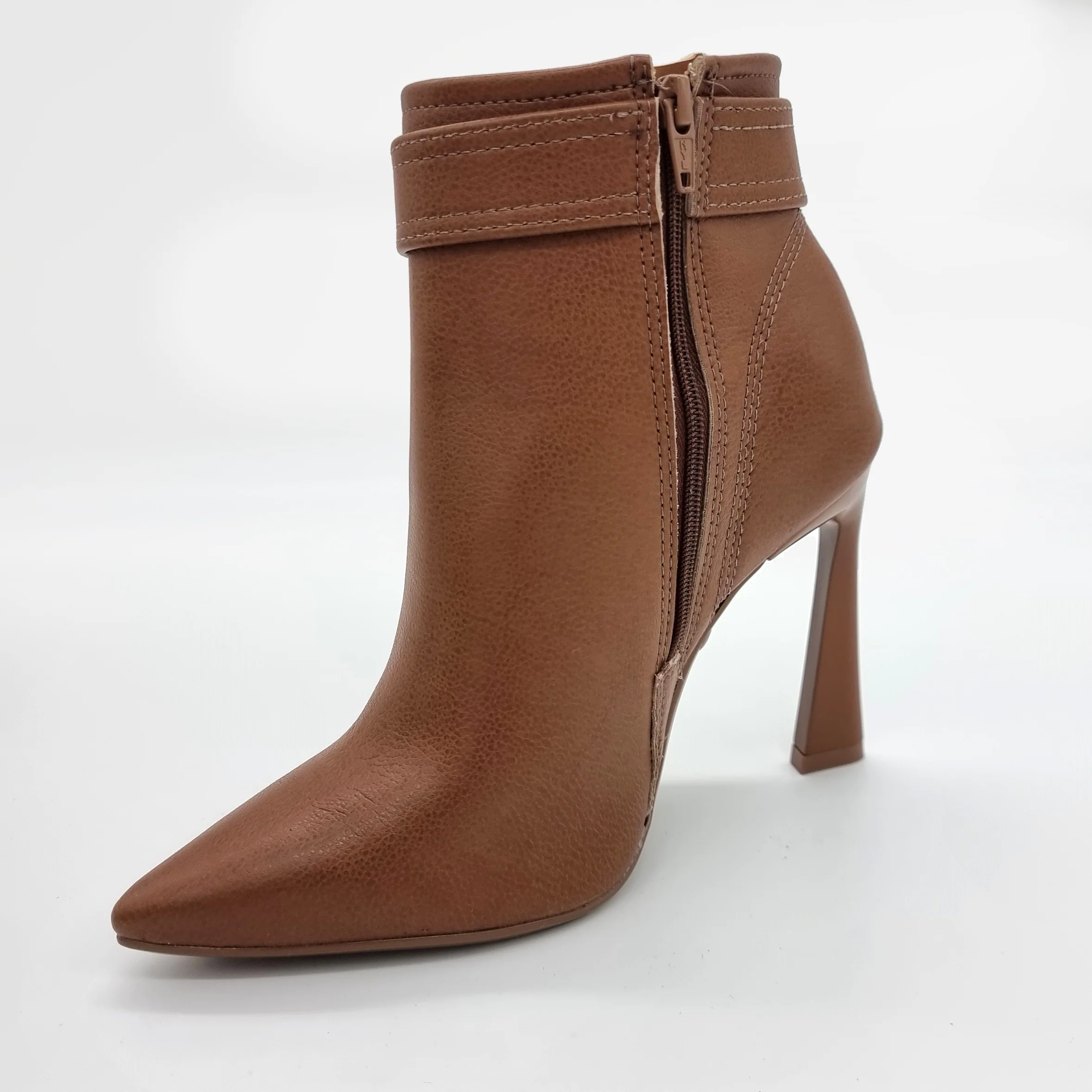 Vizzano 3102-101 High Heel Boot in Caramel Napa - Image 7