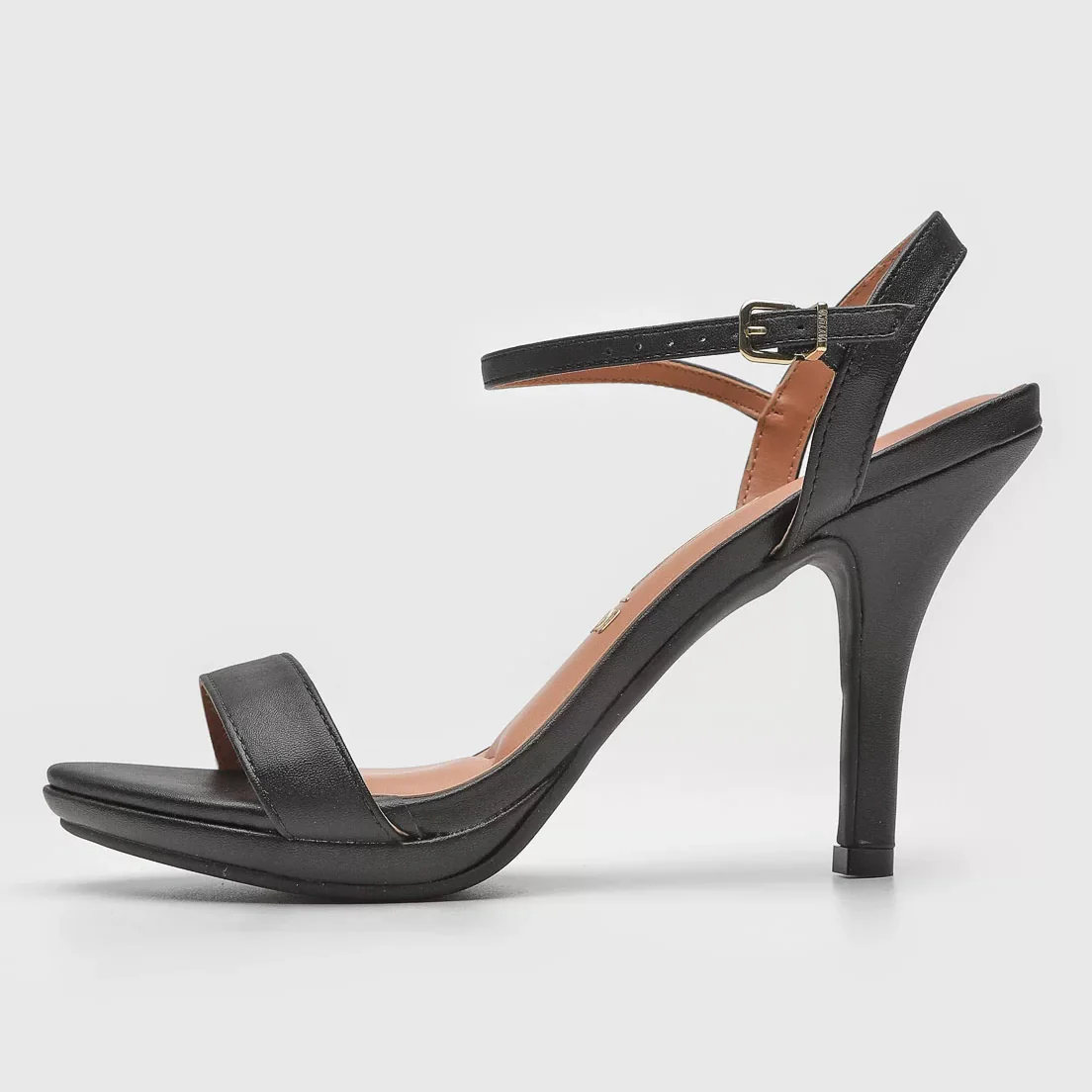 Vizzano 6210-1019 High Heel Sandal in Black Napa - Image 2