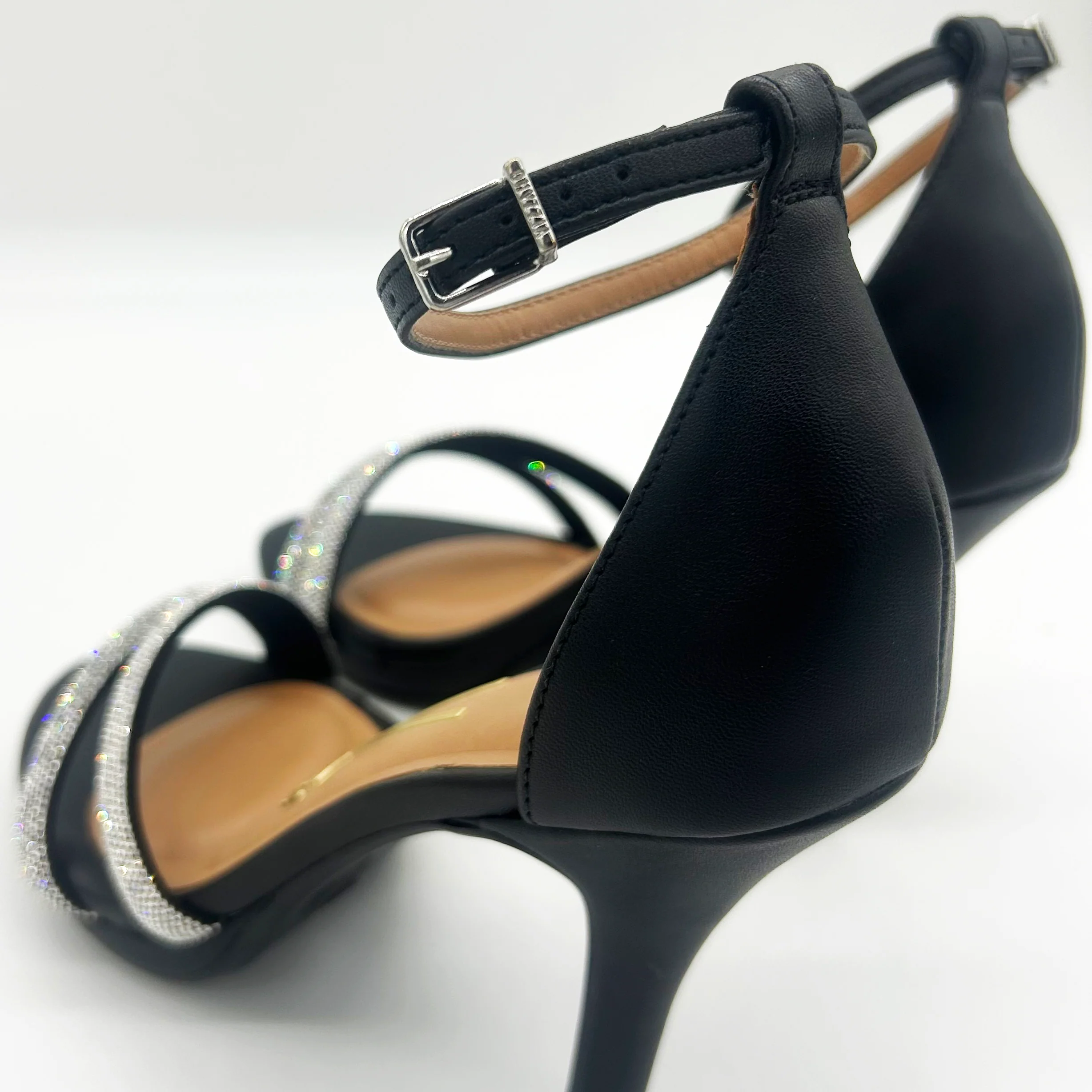 Vizzano 6210-1037 High Heel Evening Sandal in Black - Image 7