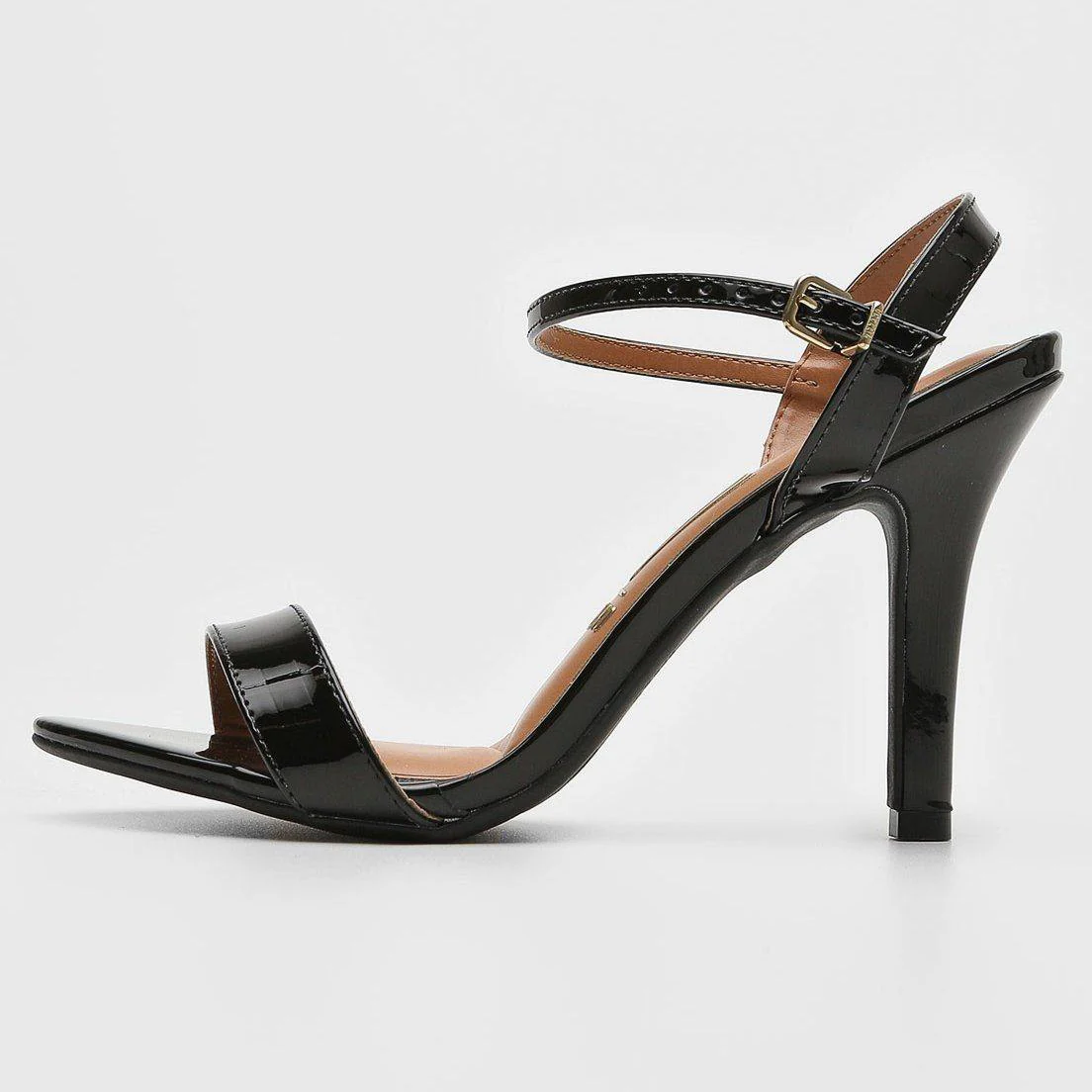Vizzano 6249-464 High Heel Sandal in Black Patent - Image 4