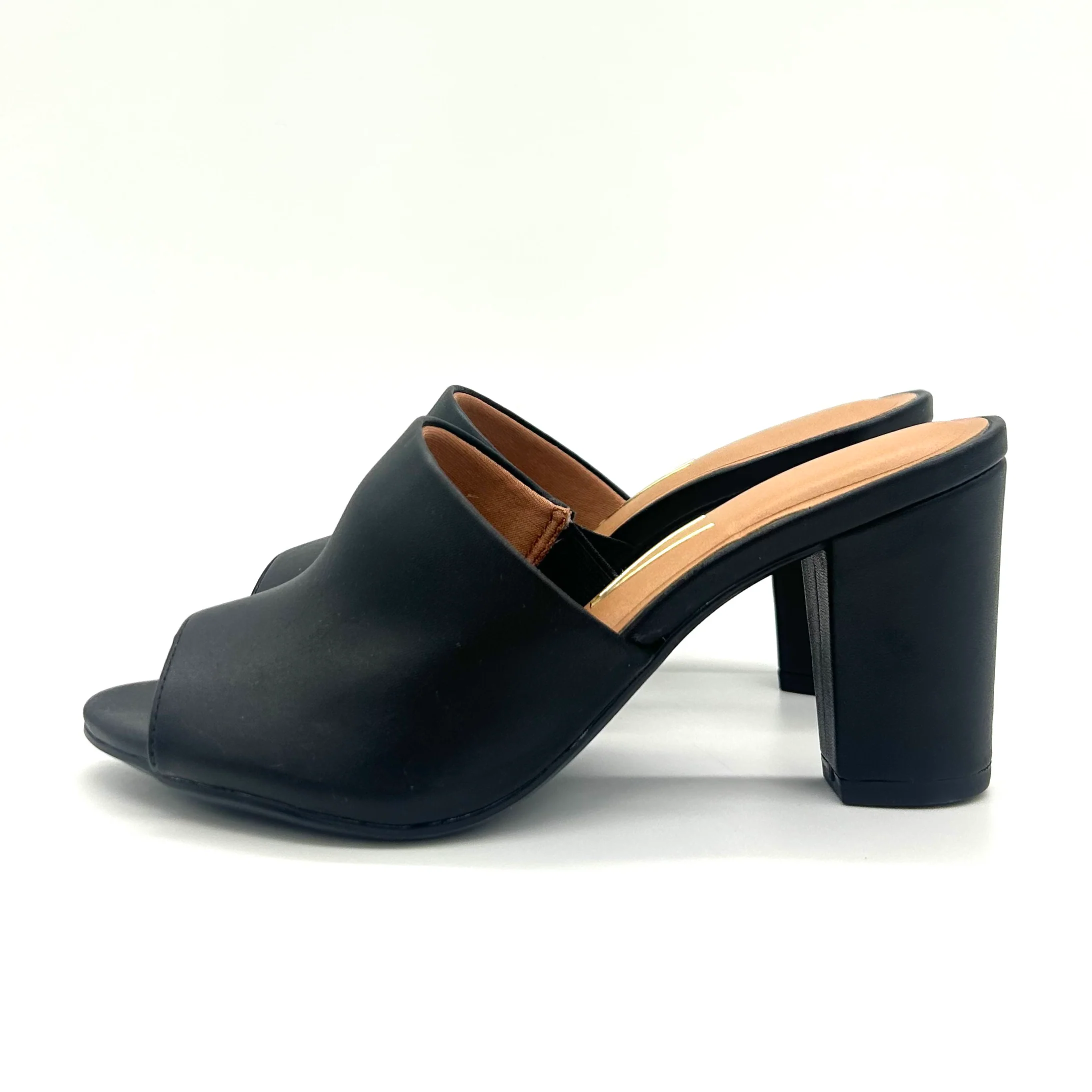 Vizzano 6262-455 Block Heel Mule in Black - Image 6
