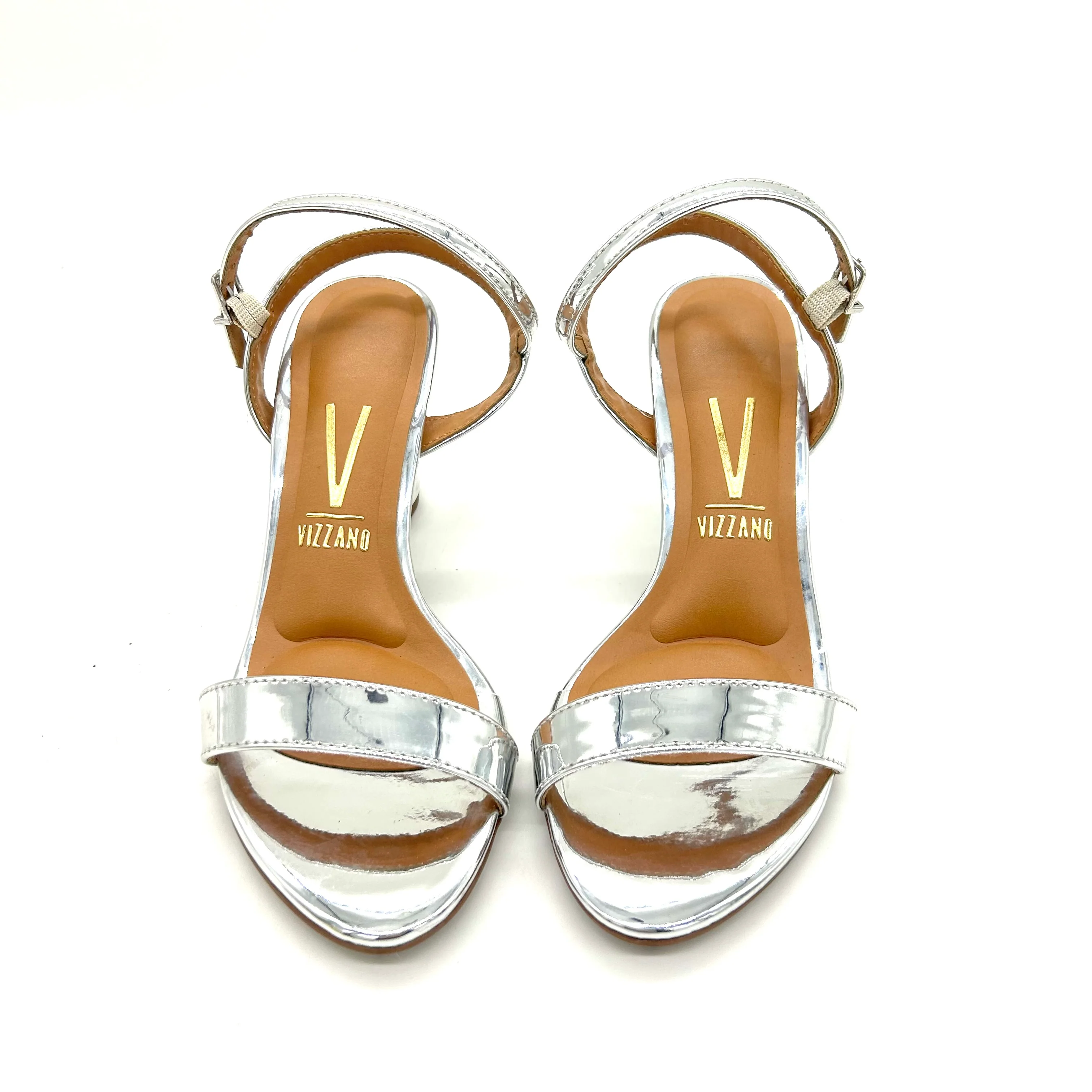 Vizzano 6262-474 Block Heel Sandal in Silver - Image 6