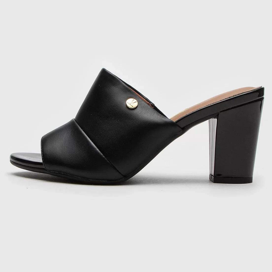 Vizzano 6262-482 Block Heel Mule in Black - Image 3