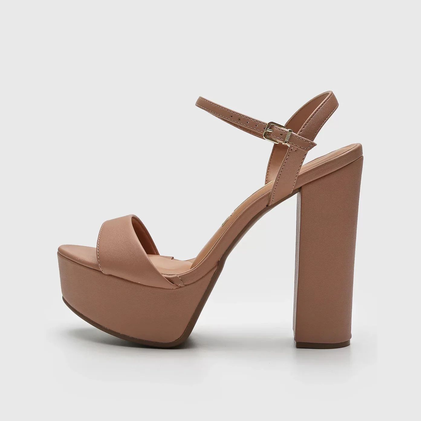 Vizzano 6282-455 High Heel Platform Sandal in Nude - Image 3