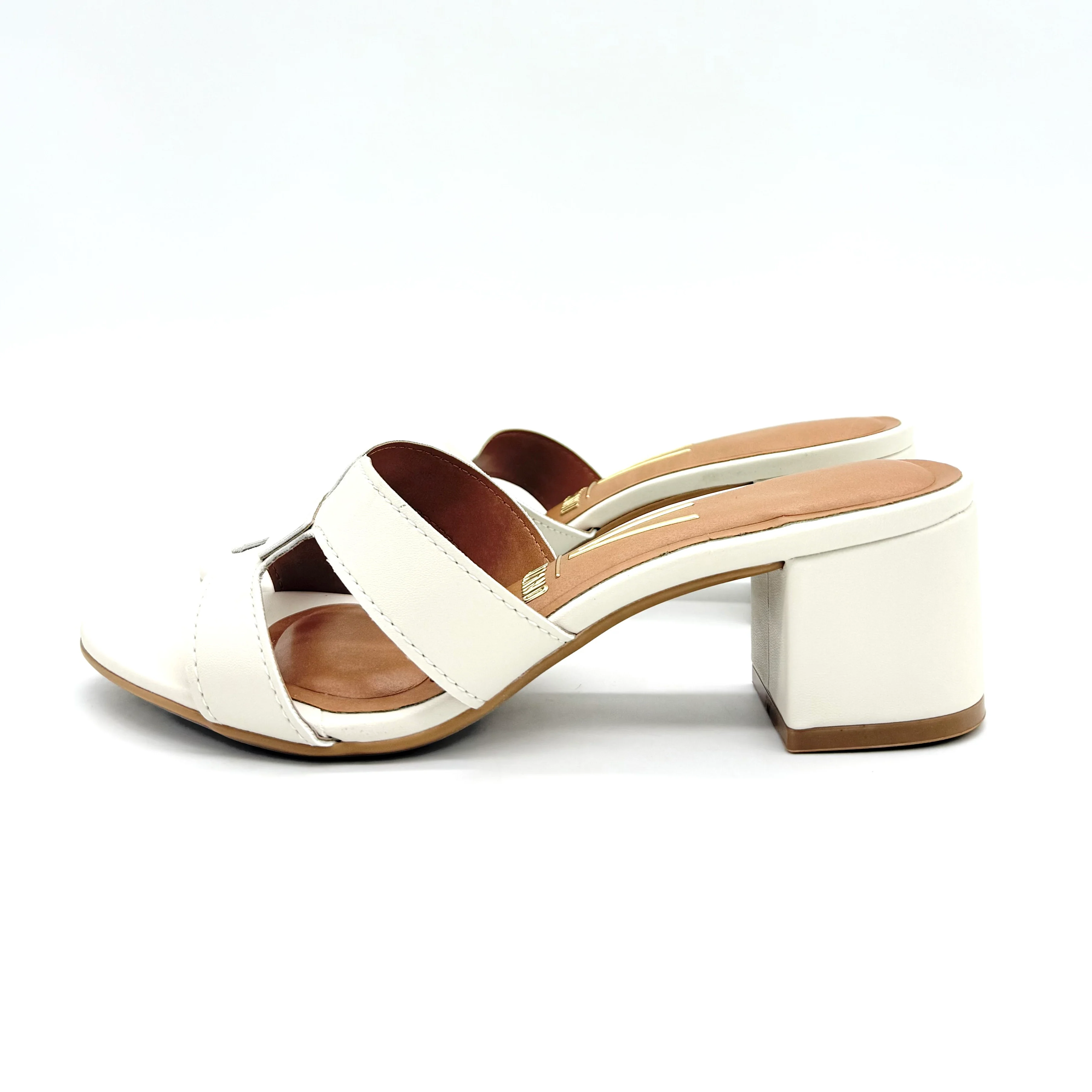 Vizzano 6291-1180 Block Heel Slip-on Sandal in Off White - Image 6