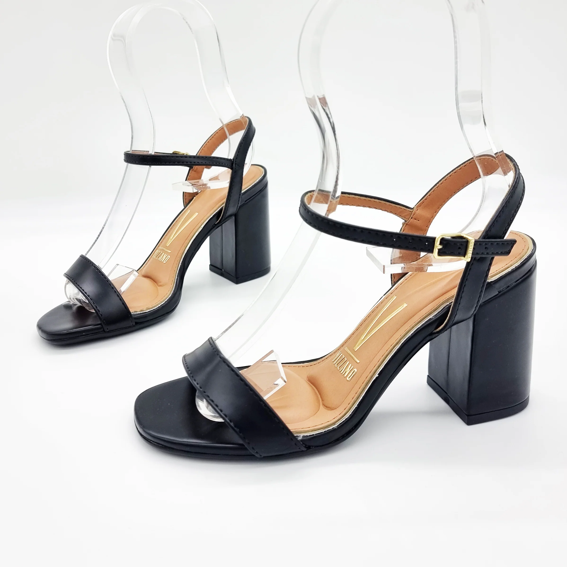 Vizzano 6409-208 Block Heel Sandal in Black - Image 7