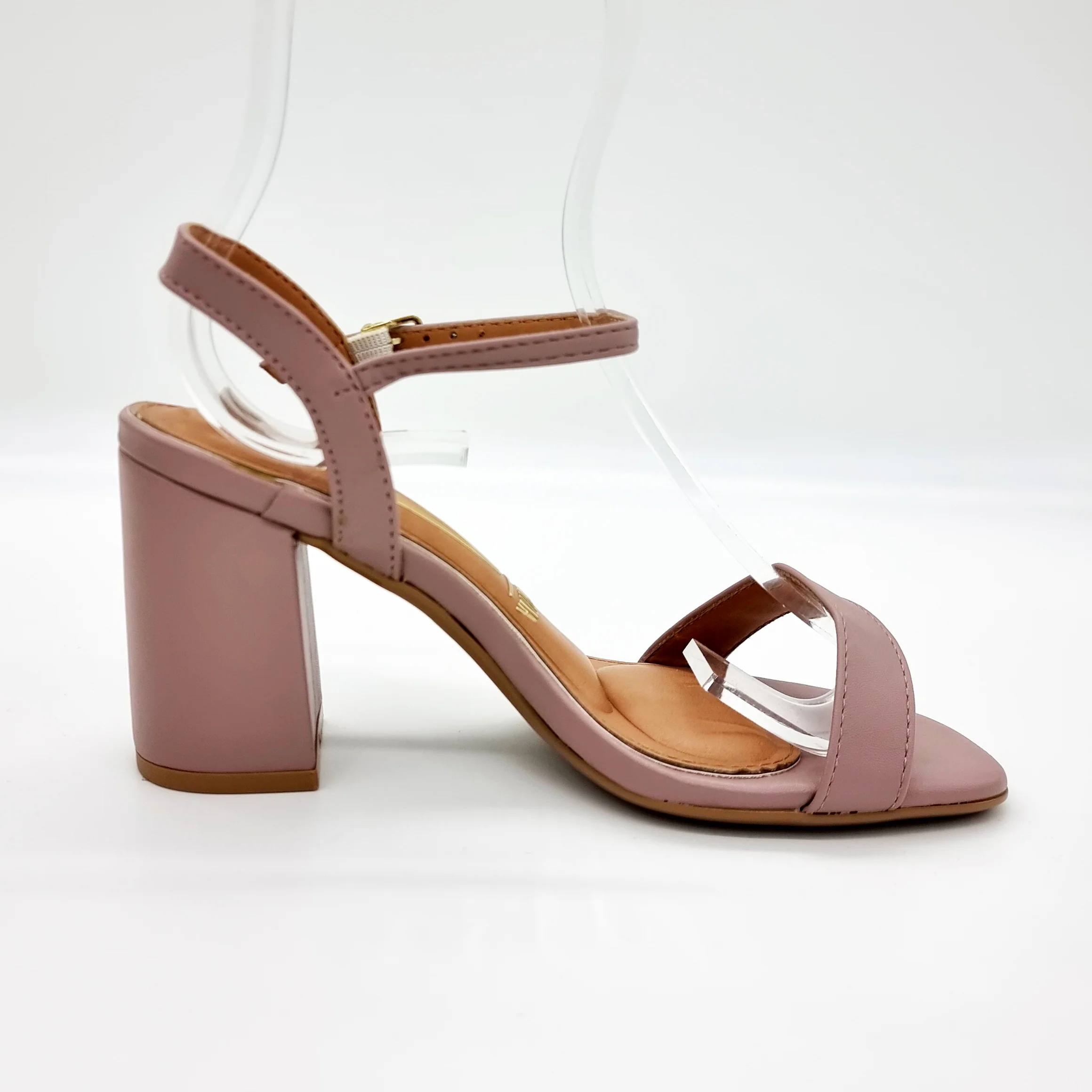 Vizzano 6409-208 Block Heel Sandal in Taupe - Image 9