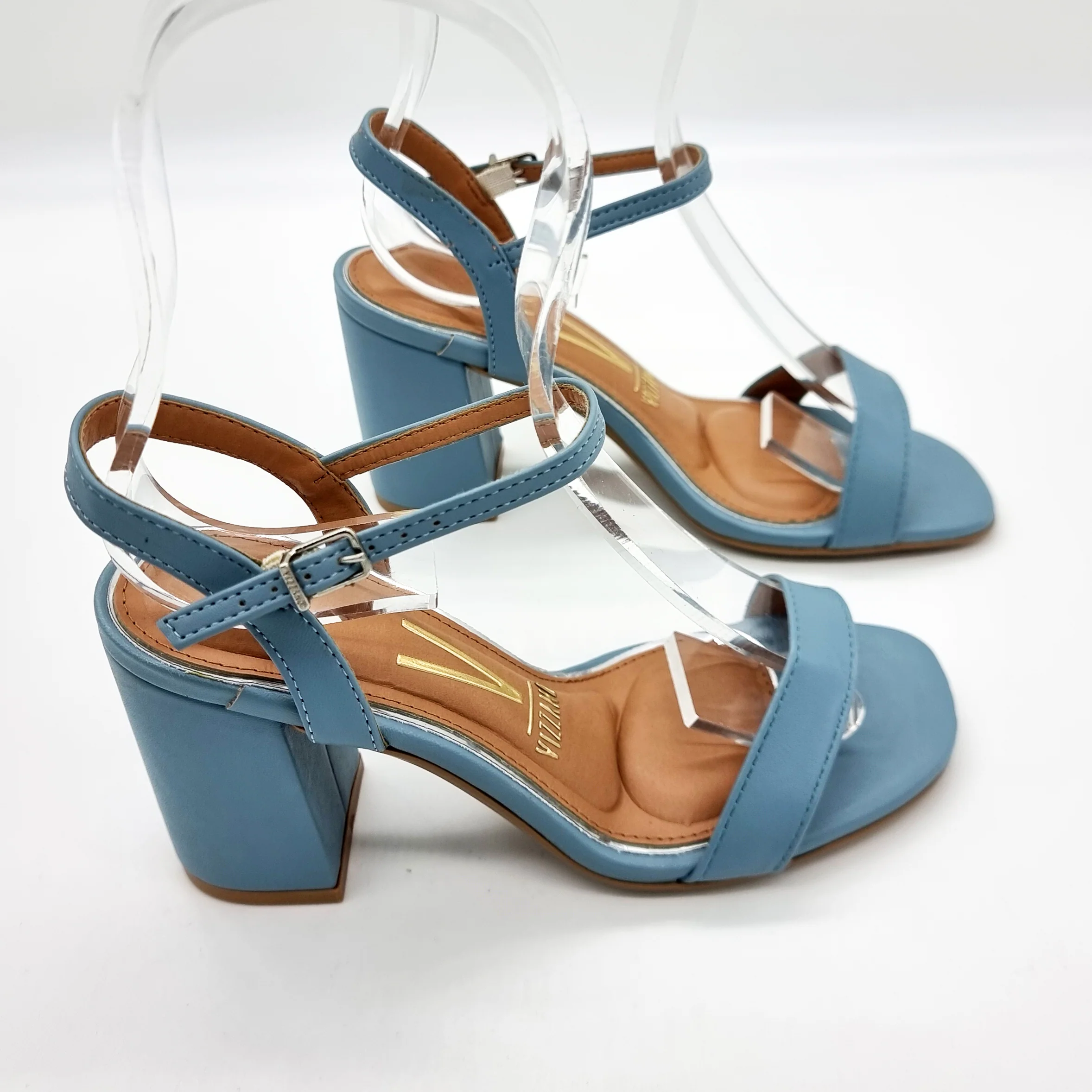 Vizzano 6409-208 Block Heel Sandal in Turquoise - Image 4