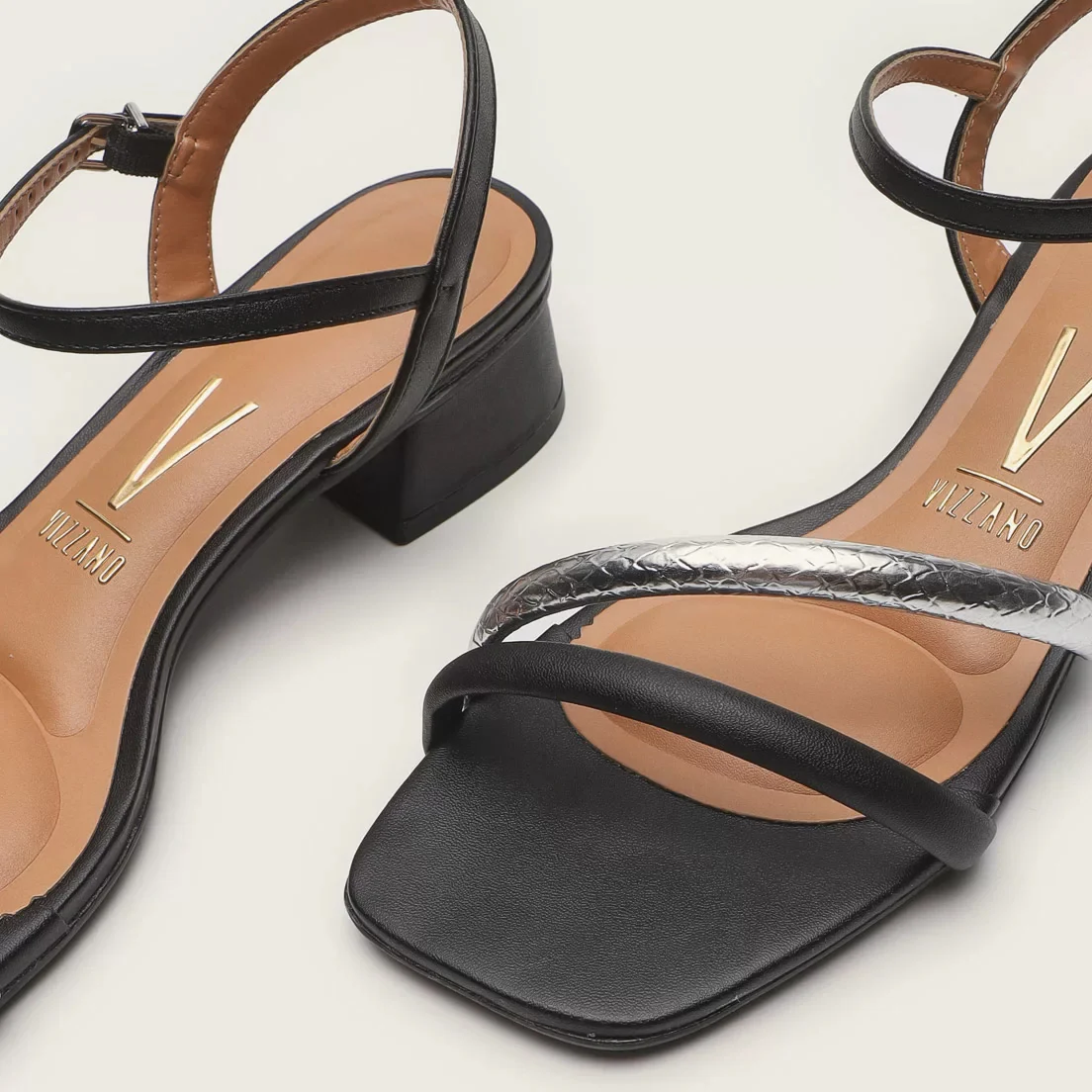 Vizzano 6454-116 Low Heel Sandal in Black - Image 6